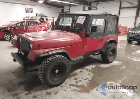 1992 Jeep Wrangler / Yj S from USA, damaged, VIN 2J4FY19P6NJ546008